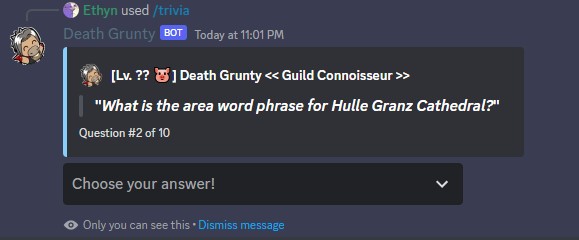 Answering a question about Hulle Granz Cathedral.